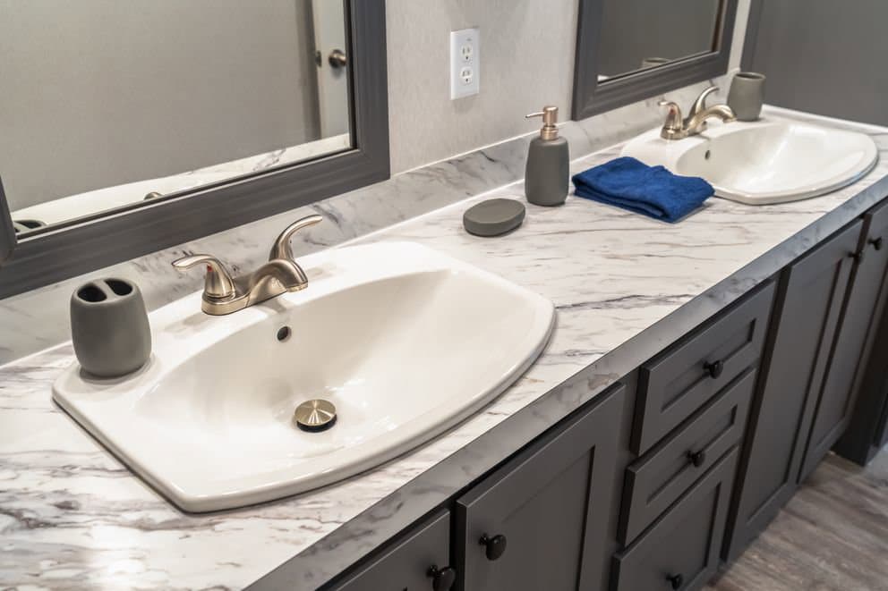 The fusion 32b bathroom home features