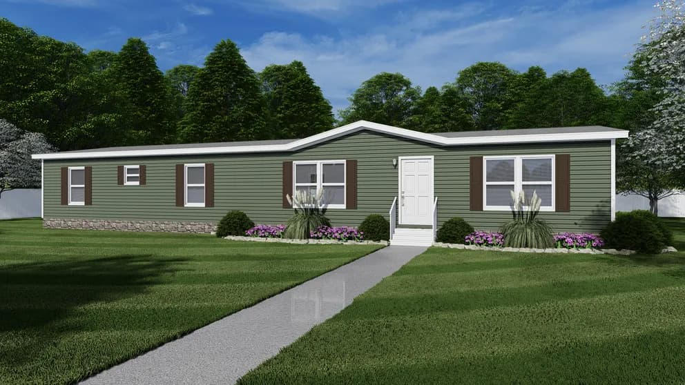Tradition 72 hero, elevation, and exterior home features