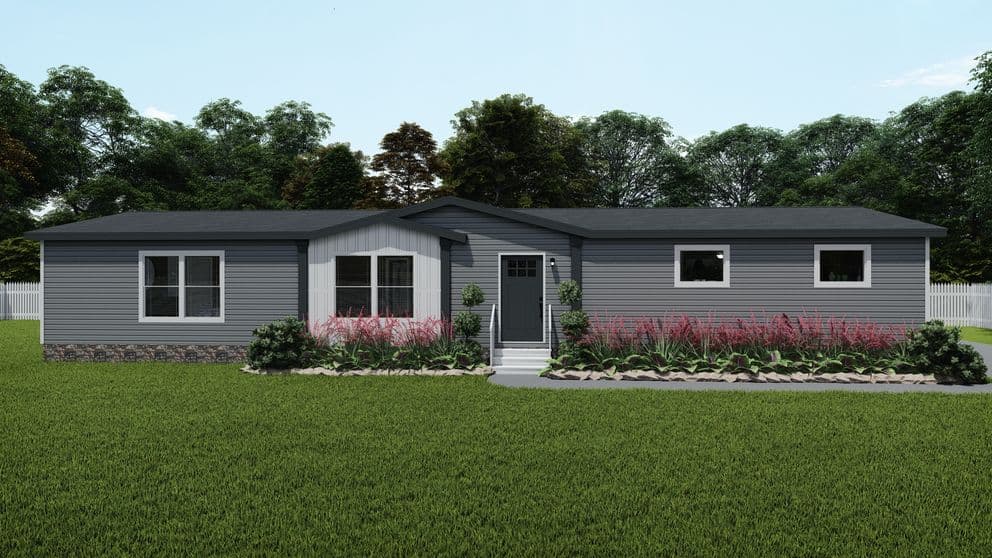 The fusion 68 hero, elevation, and exterior home features