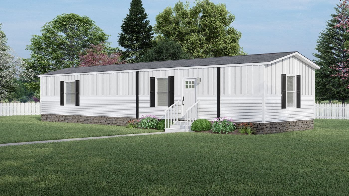 Lewis elevation and exterior home features
