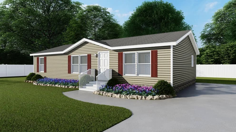 Tradition 48 hero, elevation, and exterior home features